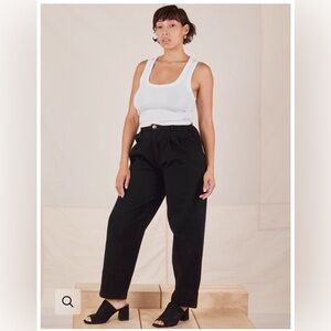 Big Bud Press unisex HEAVYWEIGHT TROUSERS - BASIC BLACK